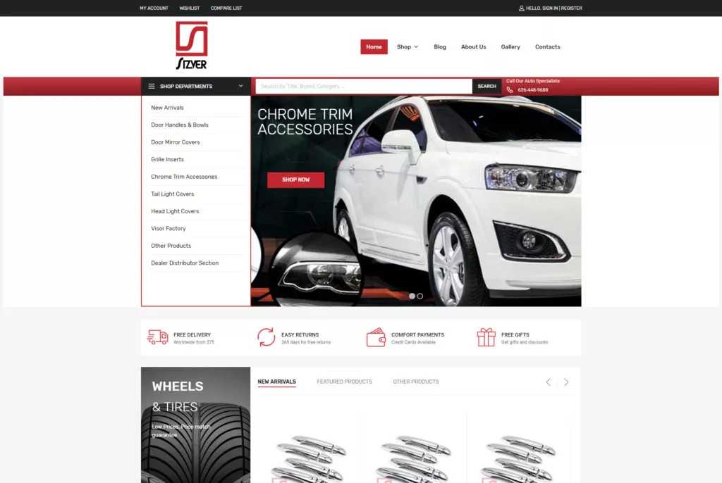 Sizver Website