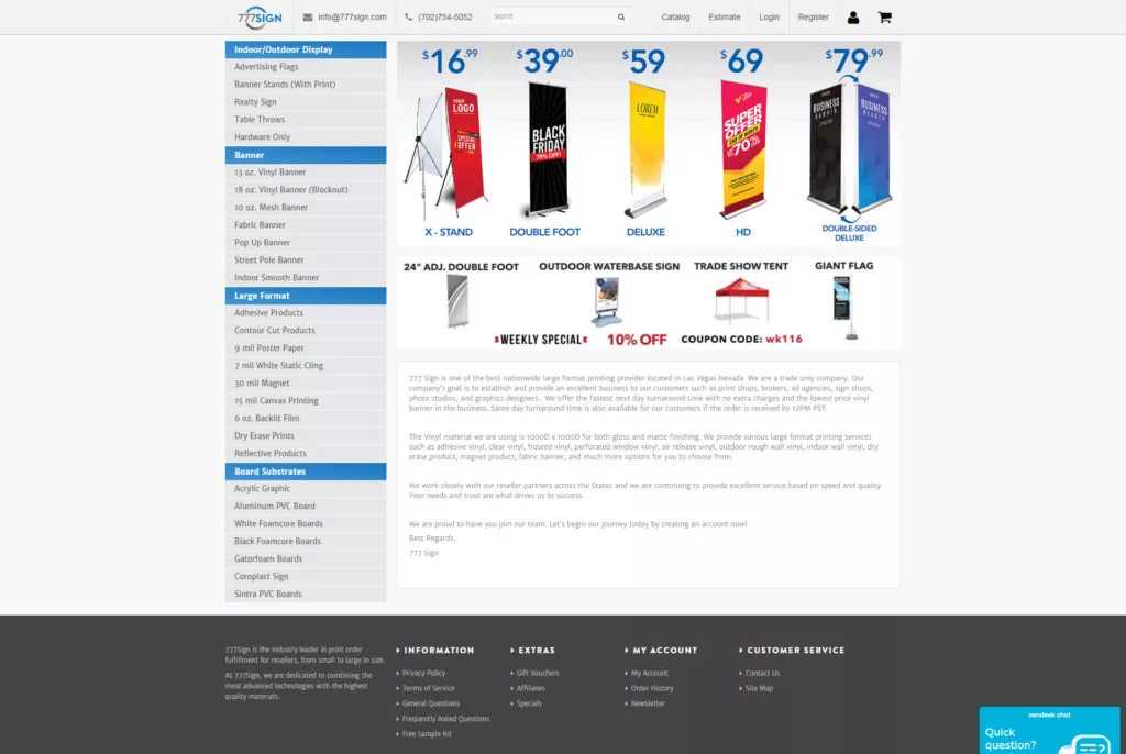 777 Sign Website
