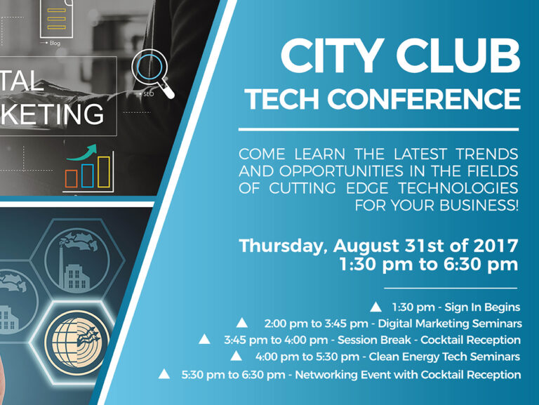 City Club Tech Conference 2017 | August 31st