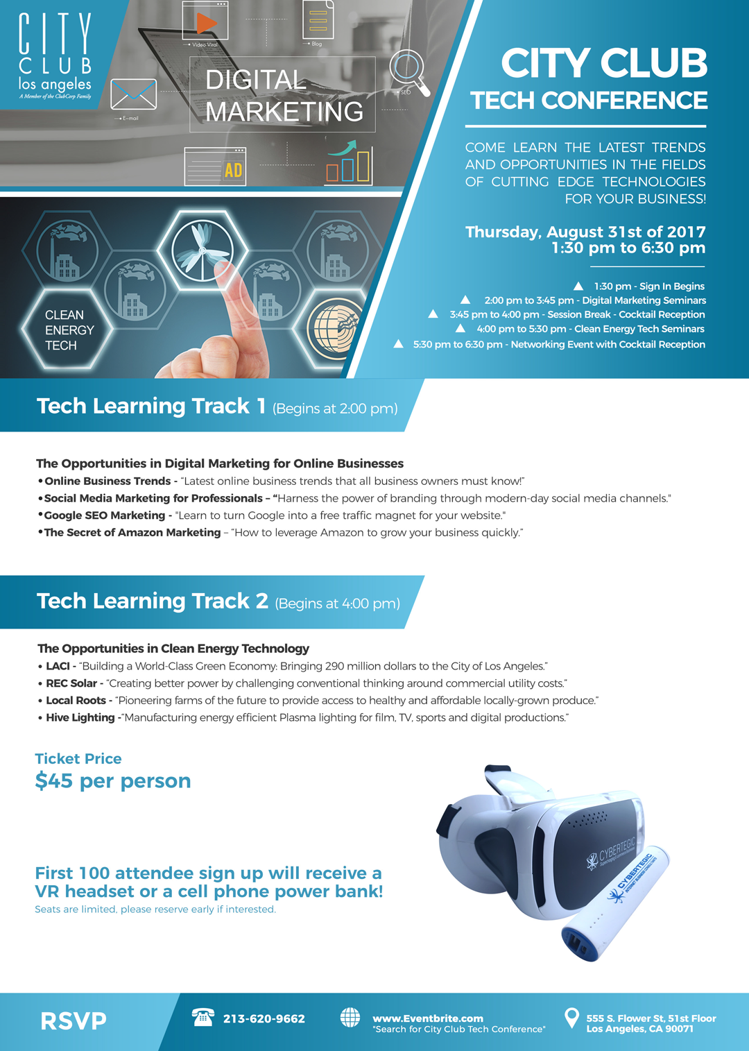 City Club Tech Conference Flyer 08252017