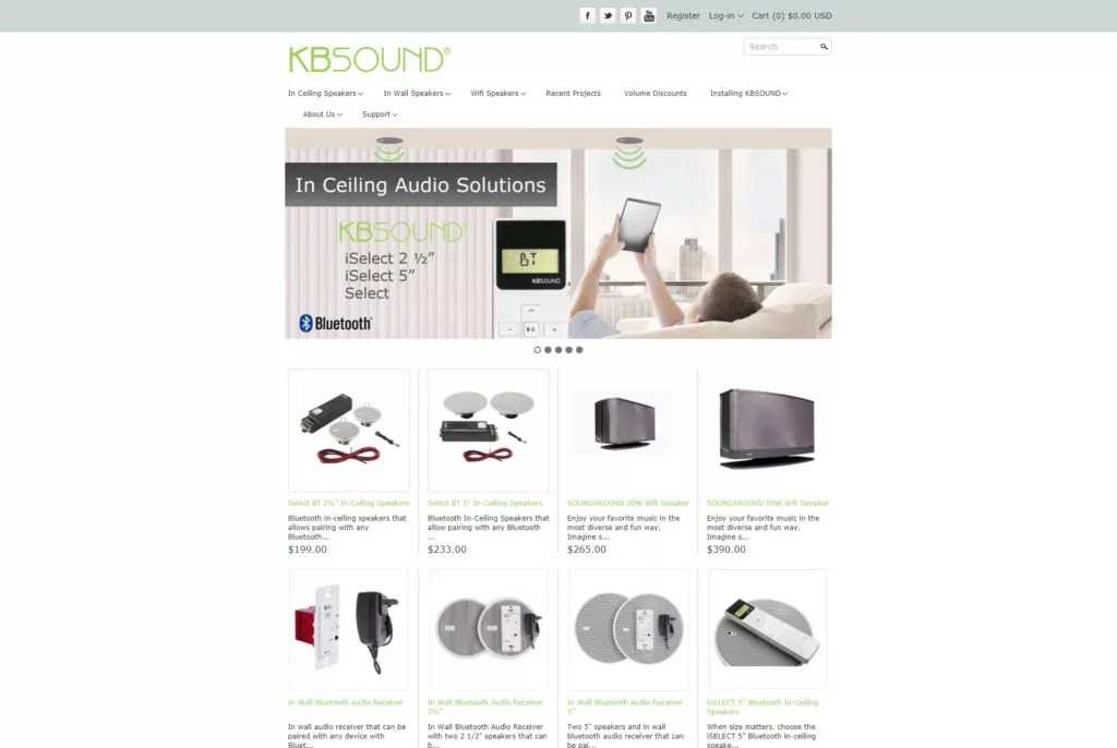 KB Sound Website
