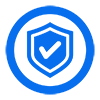 Brand trust and recommendation icon
